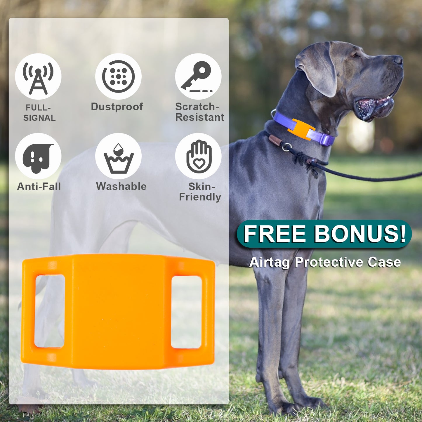 Squeaky Dog Balls, Indestructible Dog Toys for Aggressive Chewers Large/Medium Breed, Natural Rubber Interactive Chew Toys for Teeth Clean, Relieves Anxiety (Blue)